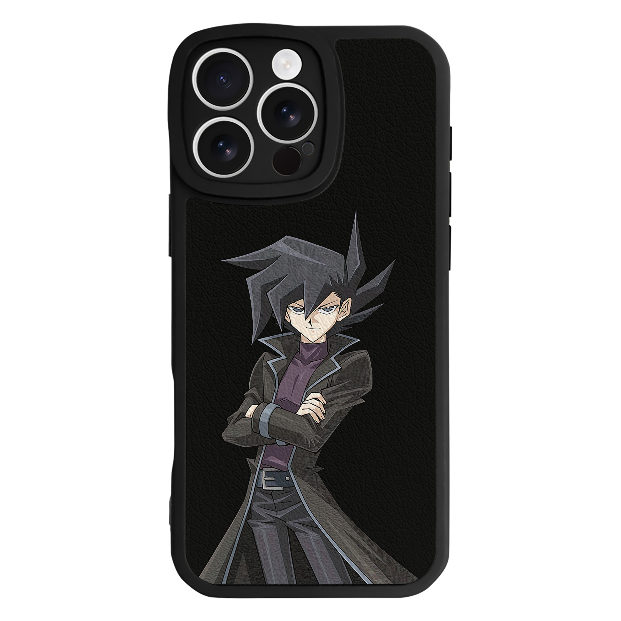 遊☆戯☆王 Yu-Gi-Oh! 【iPhone 16シリーズ対応】シリコンスマホケース（レザー調） 材質：シリコン